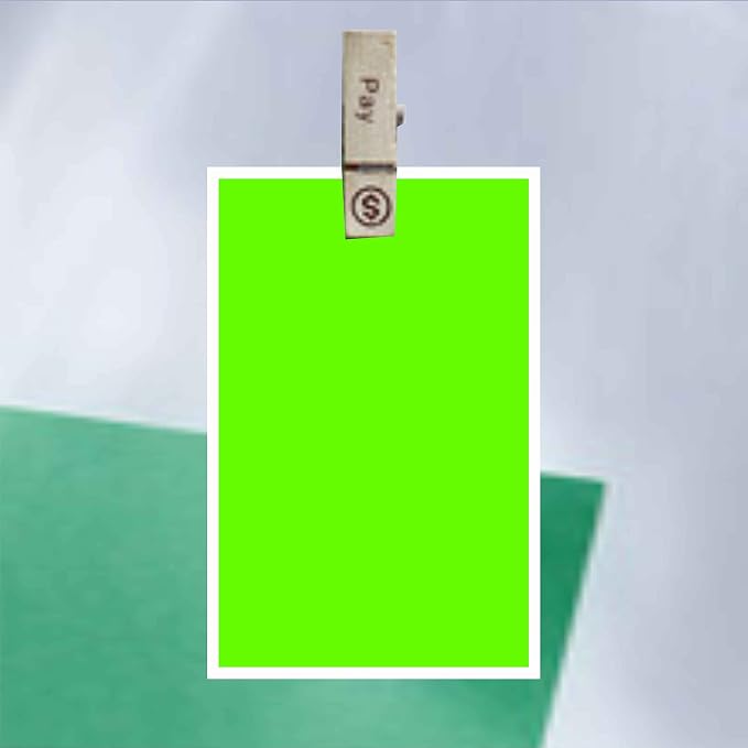 PARLAIM 3 x 5 inch Rectangle Sticker Labels, Fluorescent Green - Image 4