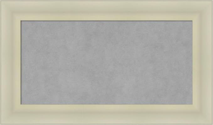 Amanti Art Silver Framed Magnetic Board 17x29 Small Vision Board by AmantiArt