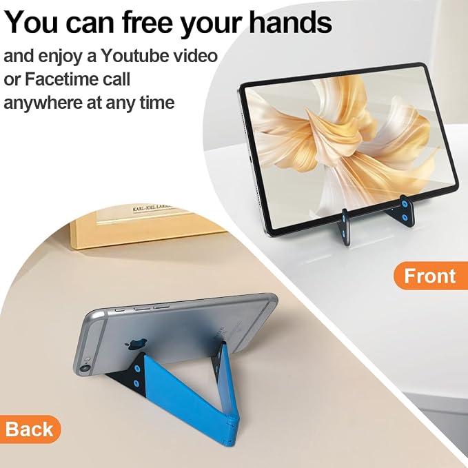 4 Pack Cell Phone Stand, Foldable Phone Holder - Image 5