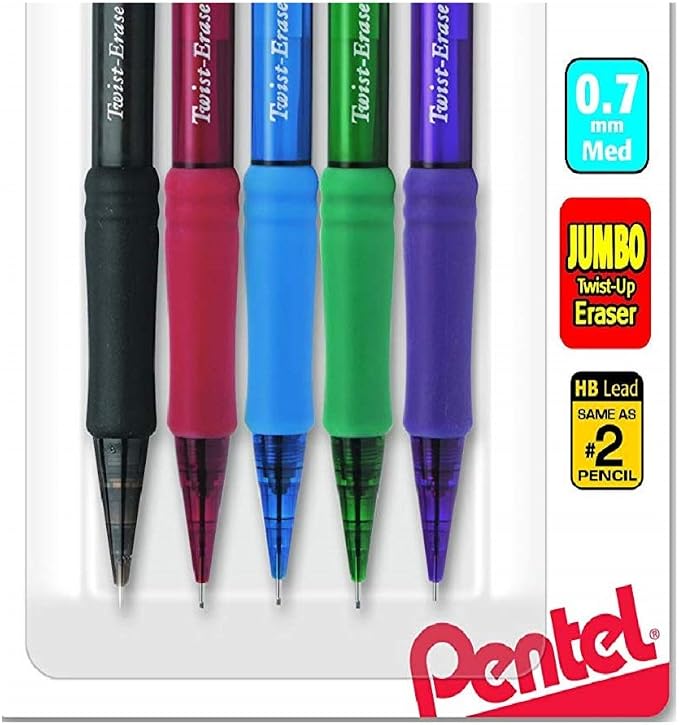 Pentel Twist-Erase Express Mechanical Pencil, Medium Line - Image 4