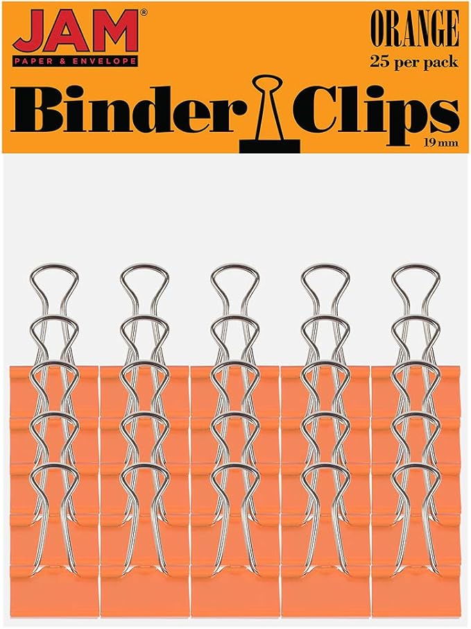 JAM PAPER Colorful Binder Clips - Image 6