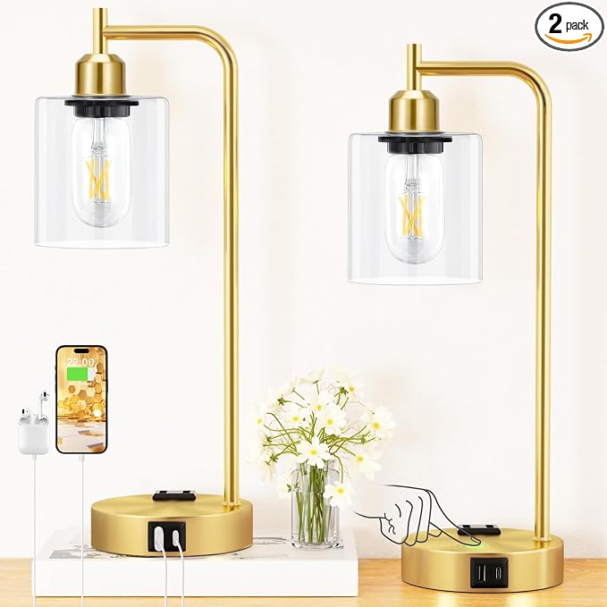 Innqoo Industrial Gold Table Lamp by Innqoo