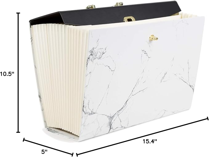 U Brands Fashion Expanding File Folder, Legal Size, 19 Pocket - Image 6