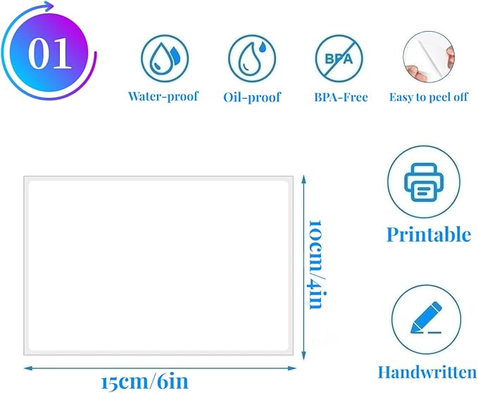 Removable Waterproof Labels for Storage Bins - Image 2