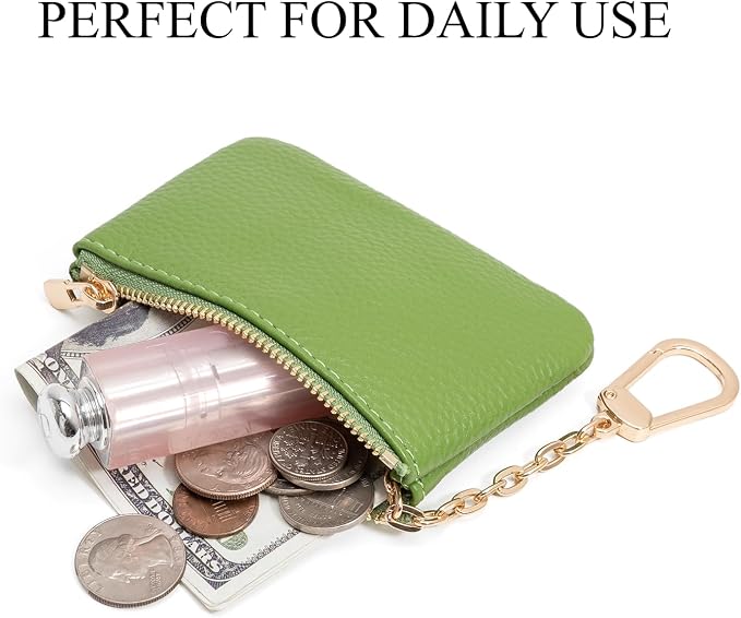 Full Grain Leather Coin Purse - Image 5