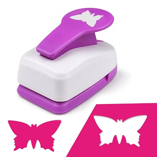 Paper Punch 1.8 Inch Butterfly Hole Punch by HKKYOArtsCrafts