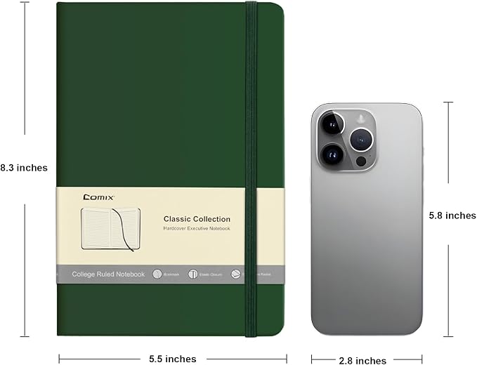 Comix Lined Journal Notebook for Women Men, Journaling Notebooks for Office - Image 2