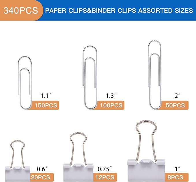 FUDAO FAMILY Paper Clips & Binder Clips - Image 2