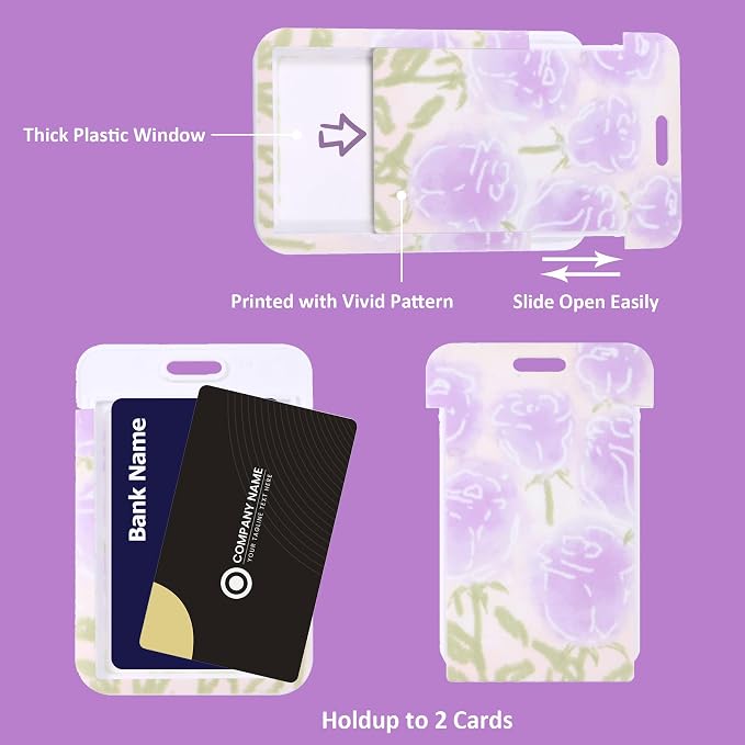 ID Card Badge Holder Key Chain - Image 4
