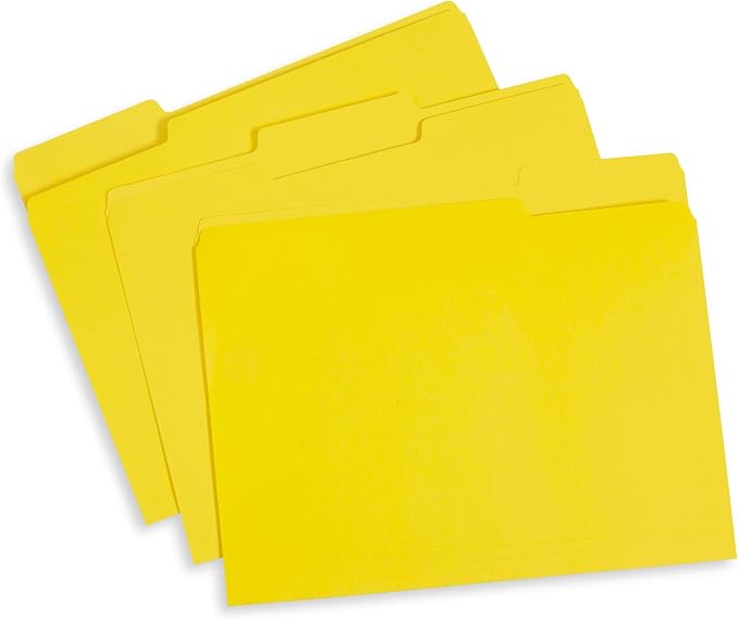 File Folder, 1/3 Cut Tab, Letter Size, 100 Per Box - Image 2
