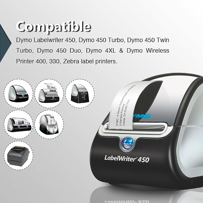 BETCKEY - Compatible DYMO 30252 Address & Barcode Labels - Compatible - Image 4