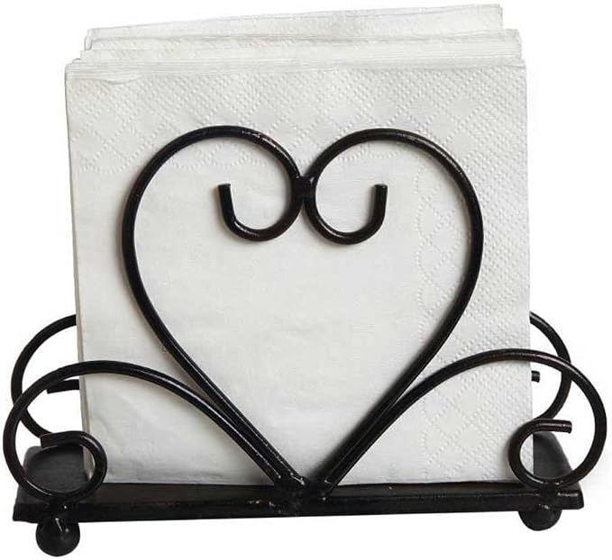 Metal Table Napkin Holder Freestanding Tissue Dispenser - Image 3