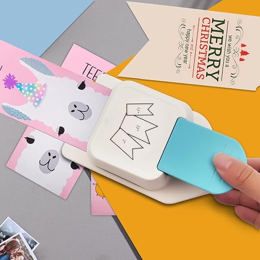 3 in 1 Craft Tag Punch Gift Tag Paper Punch，Paper Craft Tag Punch 1.5" 2" 2.5" - Image 4