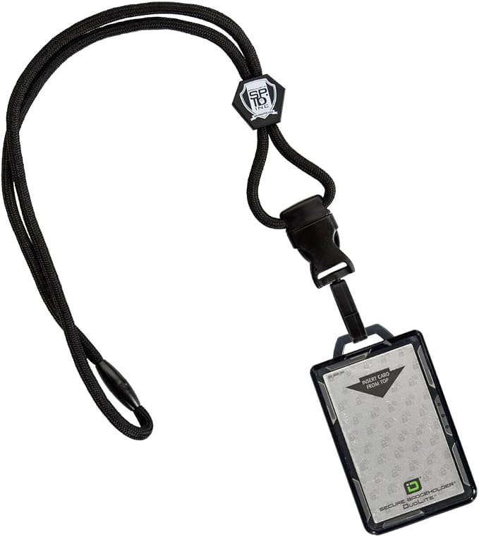 Specialist ID Detachable Lanyard and Identity Stronghold 2-Card RFID Blocking by SpecialistID