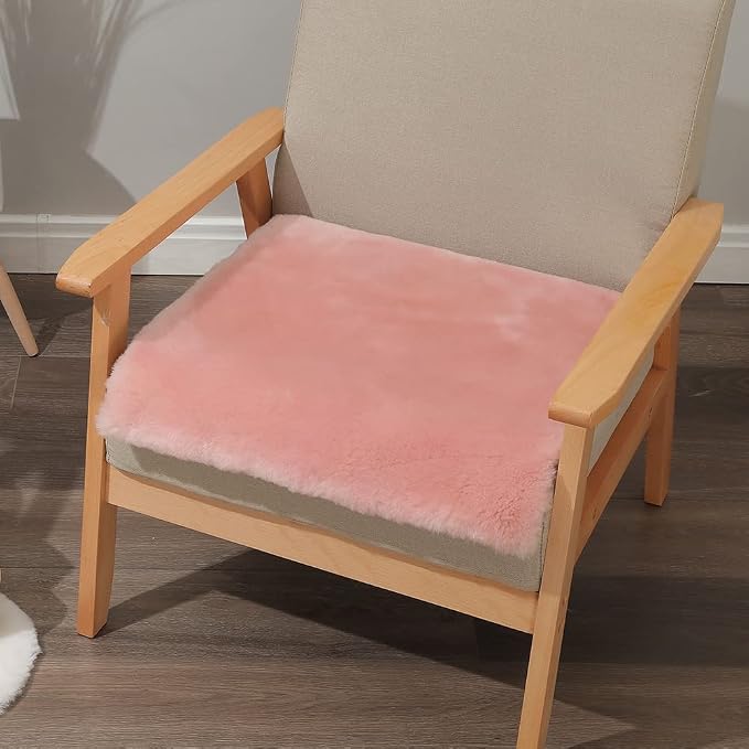 LLB Sheepskin Shearling Chair Cushions and Dining Room Chair Pads - Image 6