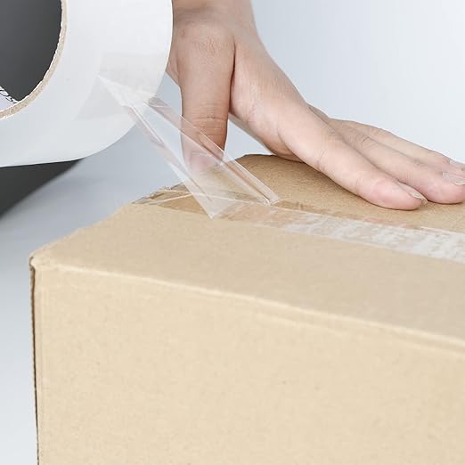 COSIMIXO Heavy Duty Packing Tape 2.7mil x 1.88" x 60 Yards, 6 Rolls,Industrial 3" Core, Clear, Great for Packing, Shipping & Moving