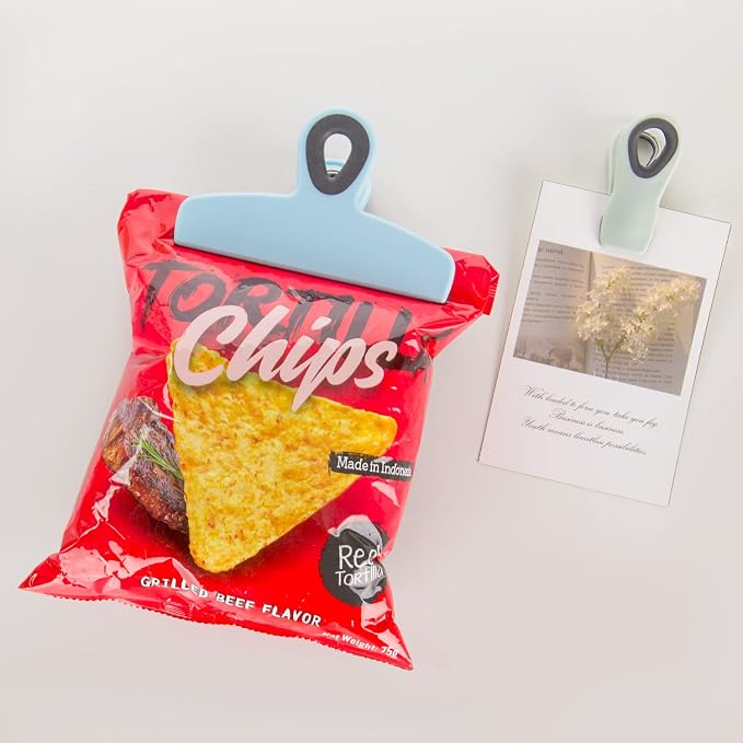 Chip Clips, Bag Clips, Magnetic Bread Food Package - Image 6