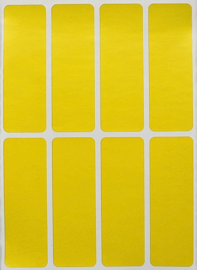 Royal Green Rectangular Stickers Color Coded Write on Labels by RoyalGreen