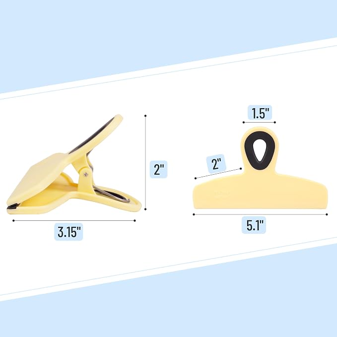 Mr. Pen- Magnetic Bag Clips, 4 Pack, Durable Plastic - Image 3