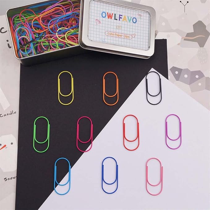OWLFAVO 100pcs 2 inch Jumbo Paper Clips - Image 6