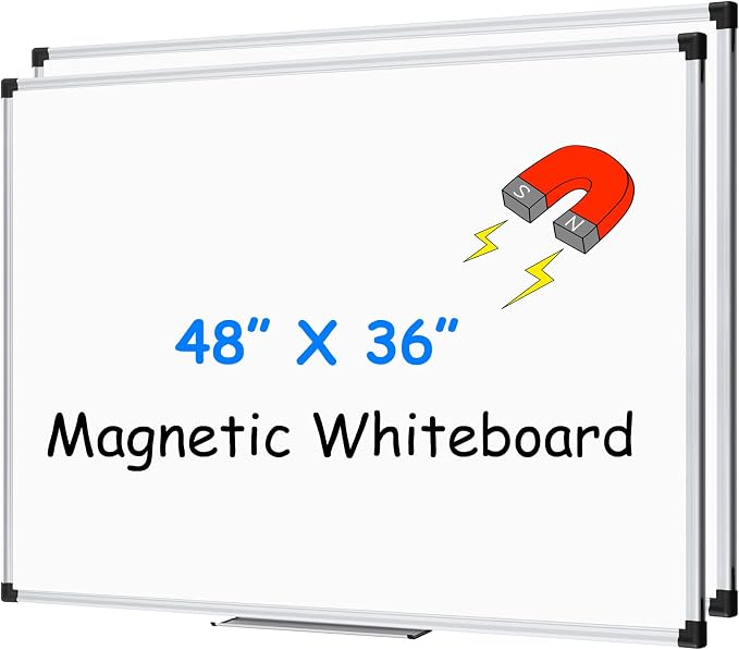 XBoard Magnetic Dry Erase Board 48 x 36 Inch by XBoard