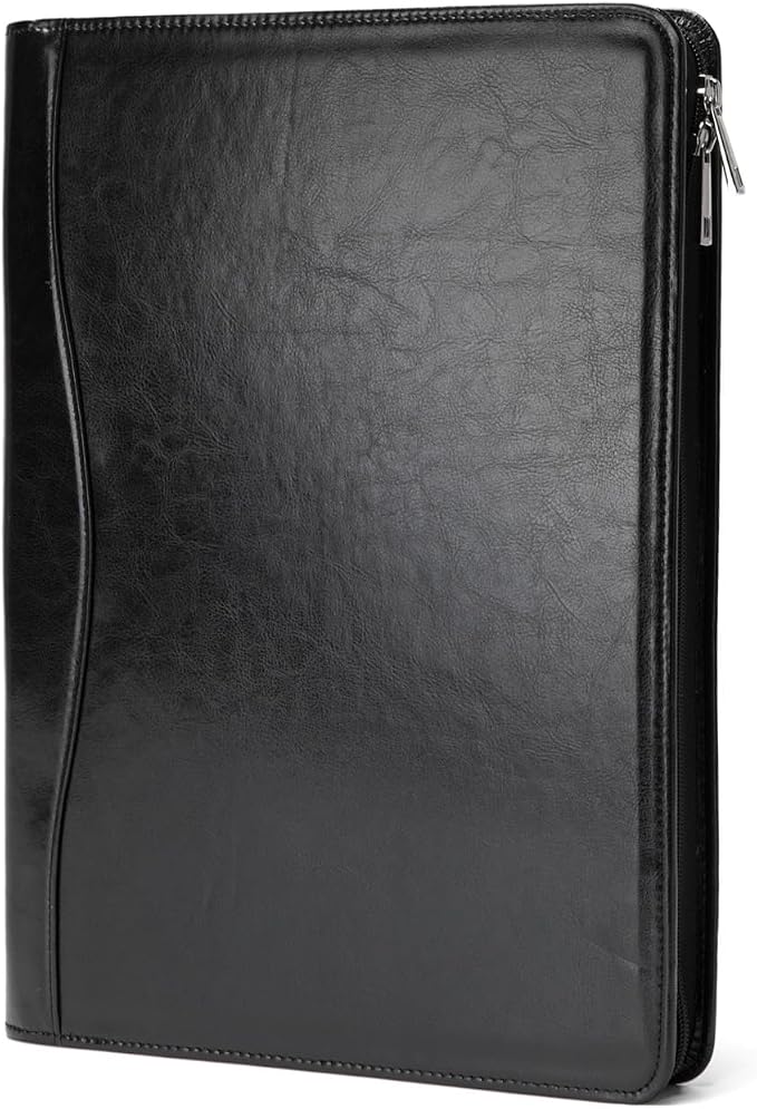 Geslun Vegan Leather Portfolio, Legal Size 8.5 x 14 Pad Holder, Business by Geslun