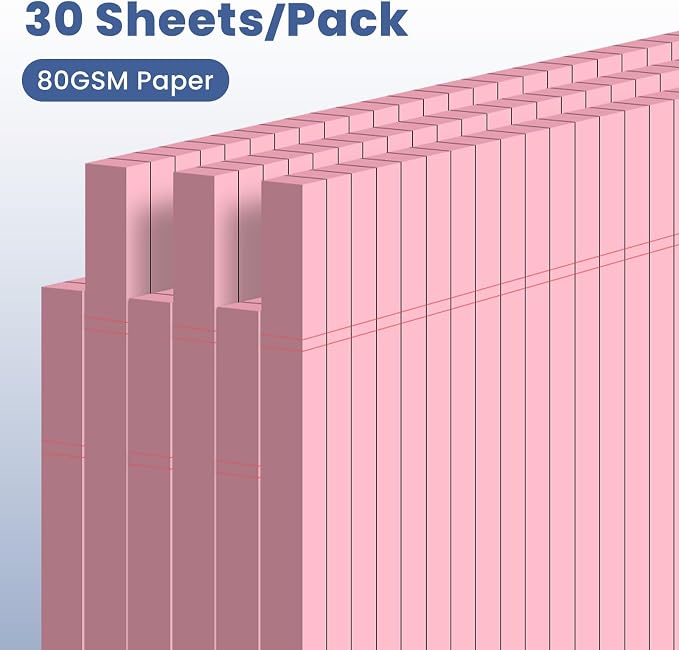6pcs Small Note Pads, Writing Pads 5 x 8, Legal Pads, Pad Paper Perforate - Image 3