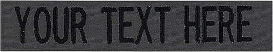 Custom Uniform Name Tapes Solid Colors. Made in The U.S.A. Ships Under 24 by NORTHERNSAFARI