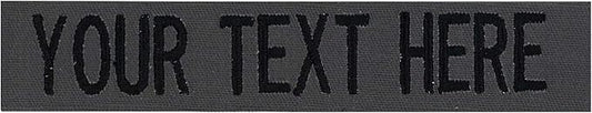 Custom Uniform Name Tapes Solid Colors. Made in The U.S.A. Ships Under 24 by NORTHERNSAFARI