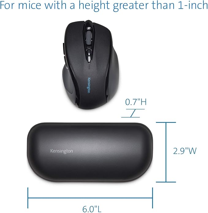 Kensington ErgoSoft Wrist Rest for Standard Mouse, 2.9 x 0.7 x 6 inches - Image 5