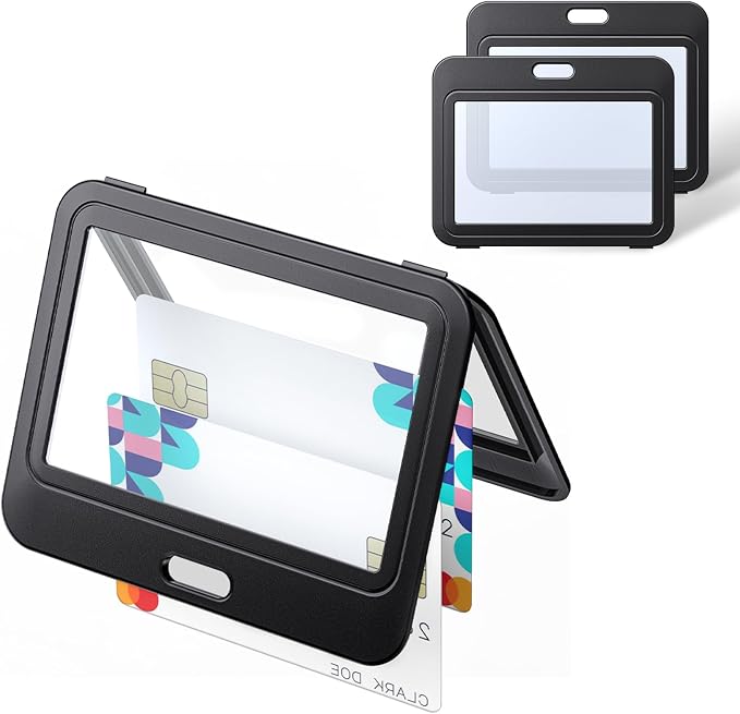 Uniclife 3 Pack ID Badge Holder by UnicLife