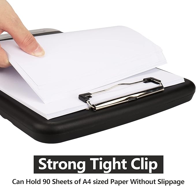 SFLHHDM Storage Clipboard with Pen Holder, High Capacity Clipboards - Image 3