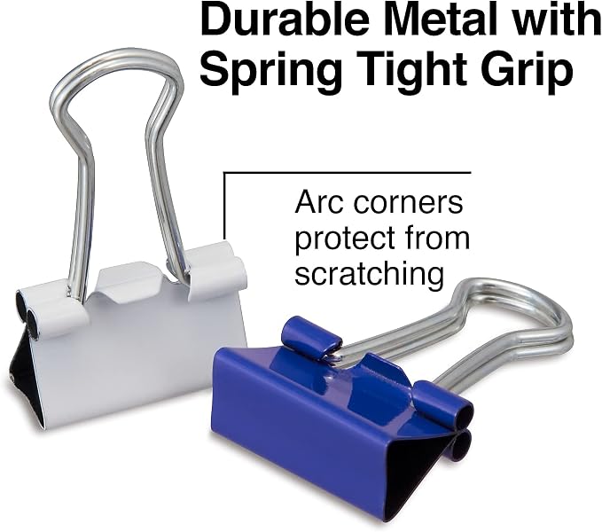 Staples Mini Binder Clips, 180 Pack – Small Clips - Image 2