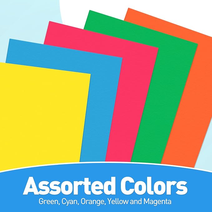 Two Pocket Folders, RAZCC 75 Pack 2 Pocket Folders Fit Letter Size Paper - Image 4