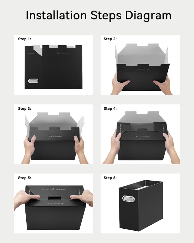 Oterri Cardboard File Organizer Box - Image 6