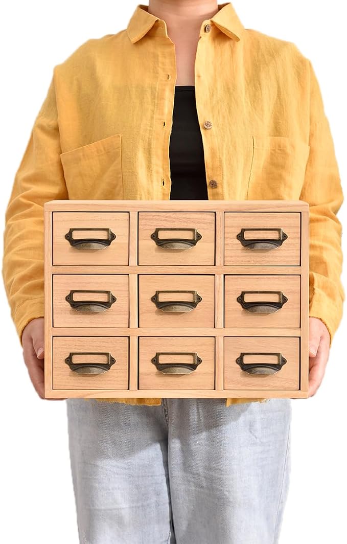 KIRIGEN Wooden Desk Storage Cabinet - Image 8