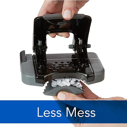 Swingline 2 Hole Punch, 20 Sheet Capacity Hole Puncher, Paper Punch, SmartTouch - Image 5