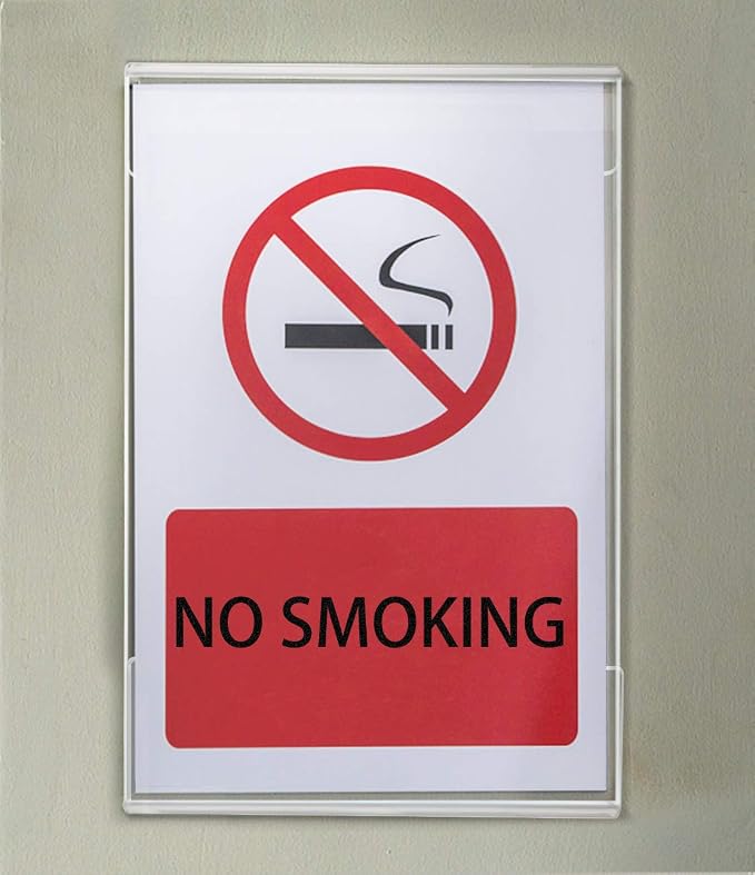Niubee 11x14 inch Wall Mount Acrylic Sign Holder - Image 6