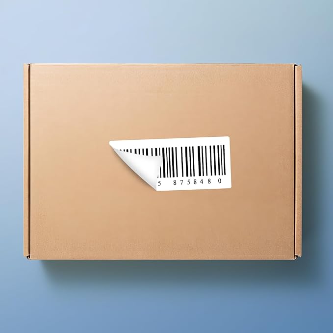 100 Sheets 2"x4" Shipping Address Labels, 10-UP Blank Mailing Labels, White Self-Adhesive Customized Stickers for Inkjet and Laser Printer-DeskLoop Office