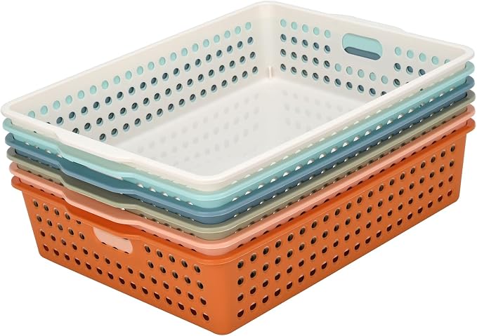 6-Pack Stackable Paper Trays - Image 2