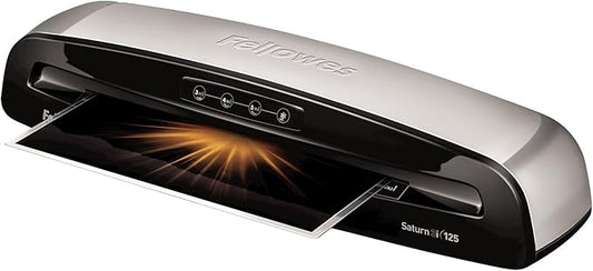 Fellowes Saturn 3i 125 Thermal Laminator Machine for Home or Office with Pouch Starter Kit, 12.5 inch, Fast Warm-Up, Jam-Free Design (5736601)-DeskLoop Office