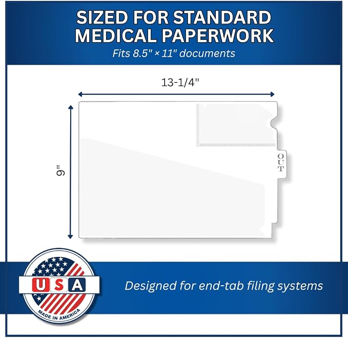 Doctor Stuff - Center Tab Vinyl Out Guides, Diagonal Cut Front Pocket, Top - Image 5