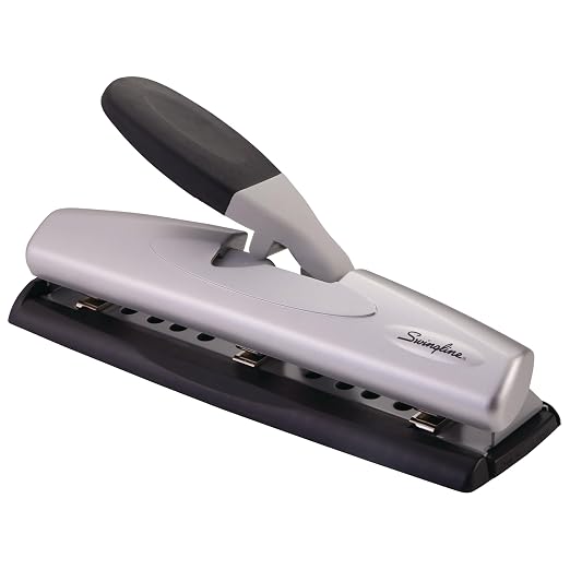 Swingline Hole Punch, Desktop Hole Puncher, 12 Sheet Punch Capacity, 2-3 Holes - Image 7