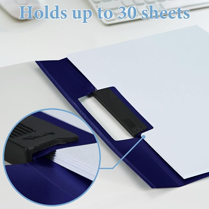 36 Pack Swing Clip Report Covers, Plastic Presentation Folders - Image 5