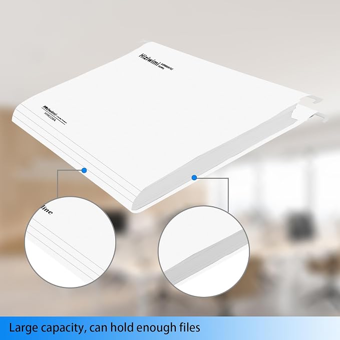 15 Pcs PP Hanging File Folders Letter Size, File Folders - Image 3