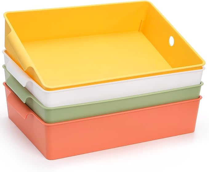 Coloch 4 Pack Plastic Paper Trays by Coloch