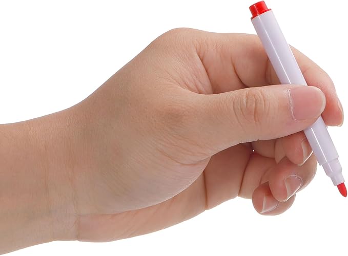 PATIKIL Dry Erase Marker Pens, 30 Pack Red Ink Fine Point Low Odor Whiteboard - Image 5