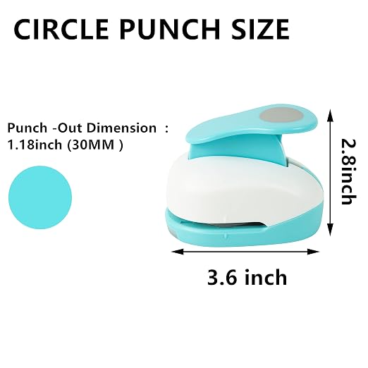 1.18 inch Circle Punches 30mm Hole Punch Circle Cutter - Image 5