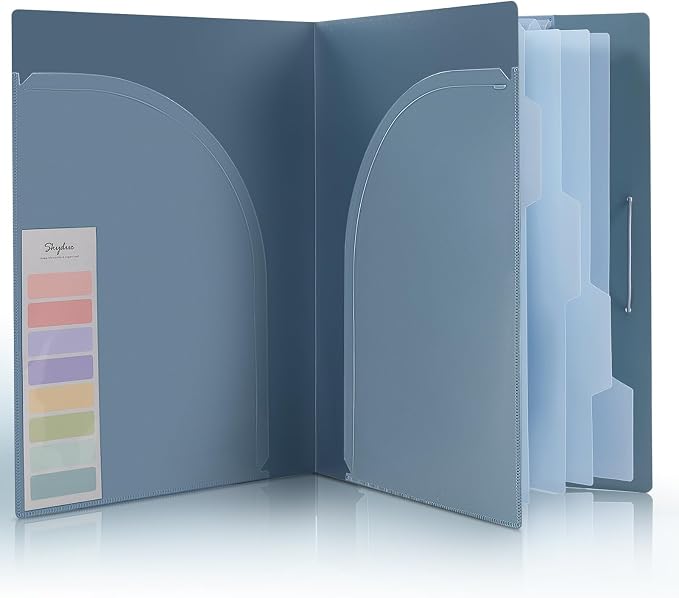 SKYDUE Accordion File Organizer, 5 Pocket Expanding File Folders by SKYDUE