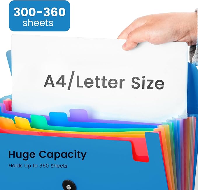 13 Pocket Accordion File Organizer - Image 5